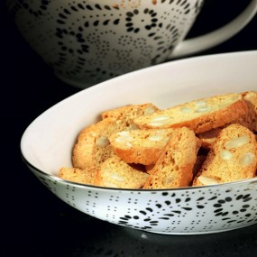 Лимонные бискотти с миндалем