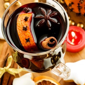 Новогодний глинтвейн со специями и джином
