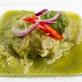 Острое севиче с халапеньо и огурцом