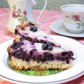 Пирог с черникой