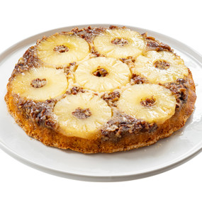 Пирог с пеканом и консервированными ананасами