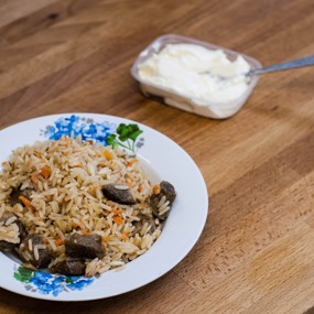 Плов с говядиной