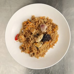 Плов с морепродуктами