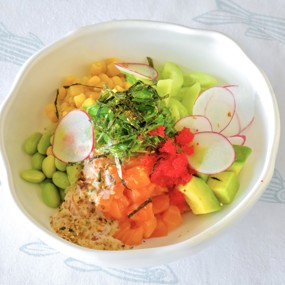 Поке из лосося