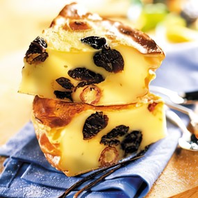 Полента из манки с курагой и черносливом