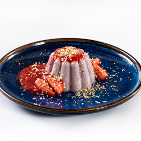 Постная ягодная панакота