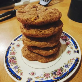 Постные медово-ржаные лепешки