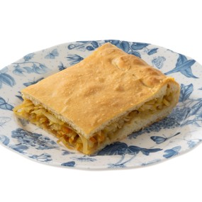 Постный пирог с капустой