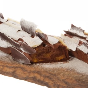 Рождественское полено без муки