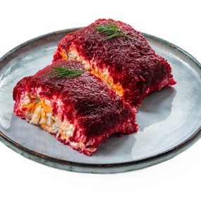 Рулет «Селедка под шубой»