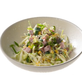 Салат с ветчиной