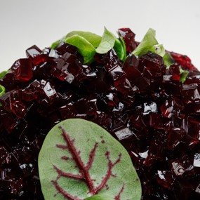 Сельдь под шубой со свекольным желе