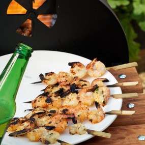 Шашлычки из креветок