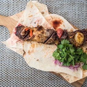 Шашлык по-карски из говядины