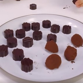 Шоколадные конфеты с ганашем