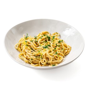 Спагетти карбонара с анчоусами