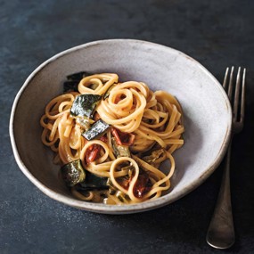 Спагетти с перечным рагу