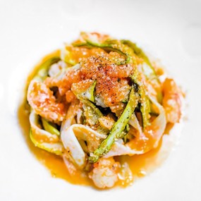 Спаржа помодоро