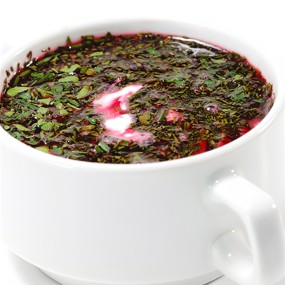 Свекольник с вареными яйцами