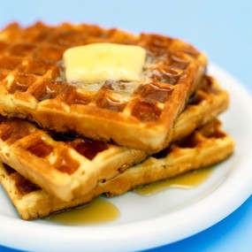 Тыквенно-ореховые вафли