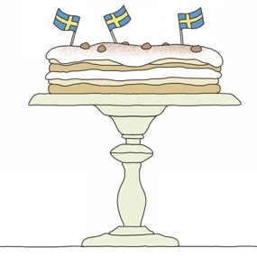 Торт с фундуком и меренгой (marängtårta med hasselnötter)