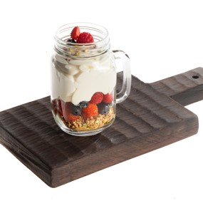 Сырный трайфл с ягодами