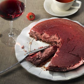 Творожно-свекольный пирог