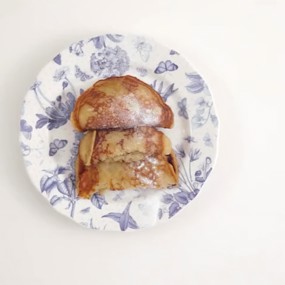 Яблочные оладьи