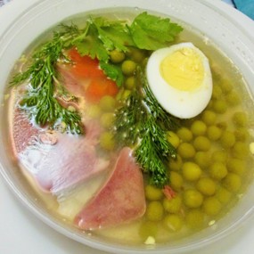 Заливное из свиного языка