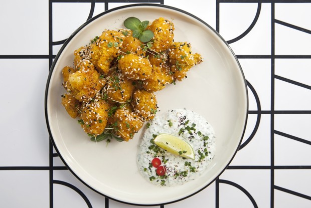 Цветная капуста в апельсиновой панировке