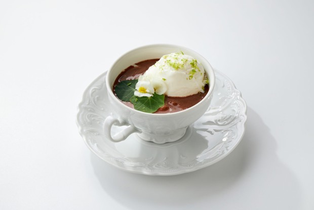 Аффогато с шоколадом и джином