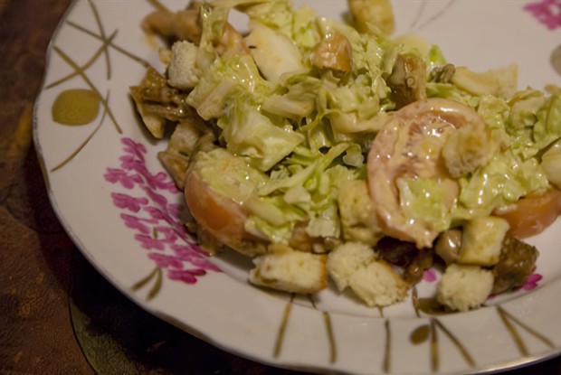 Андалузский салат с китайской капустой