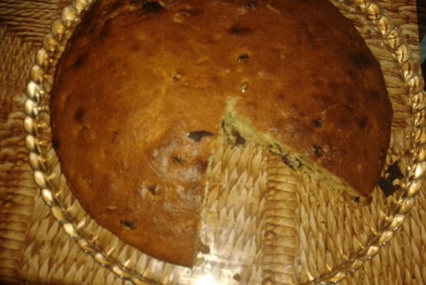 Английский кекс с изюмом