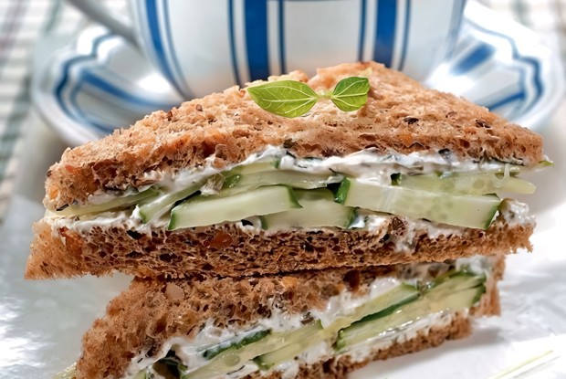 Английские сэндвичи с огурцами