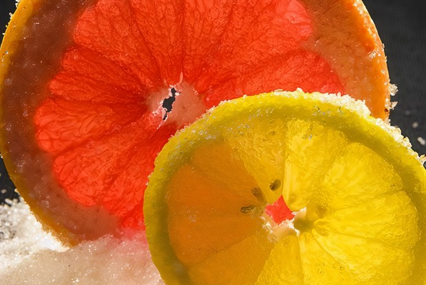 Апельсины или лимоны в сахаре