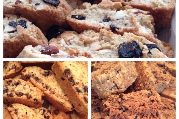 Апельсиновые бискотти с темным шоколадом