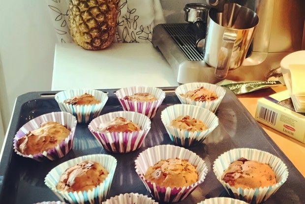 Апельсиновые маффины с шоколадной крошкой