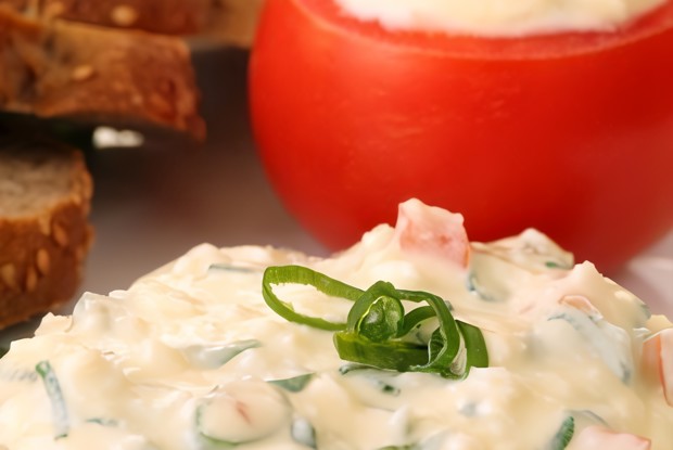 Апельсиновый майонез с шалотом