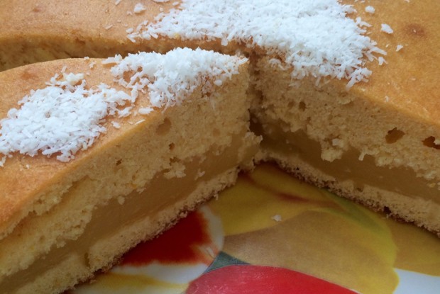 Апельсиновый пирог с кремом