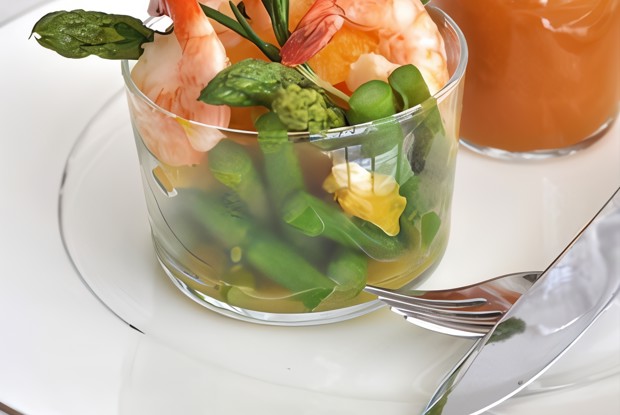 Апельсиновый винегрет с маслом грецкого ореха