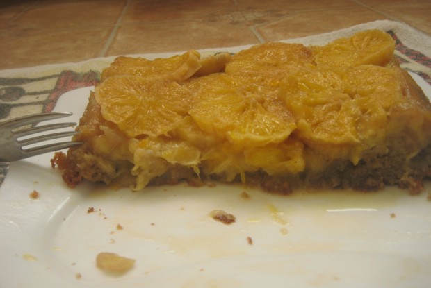 Апельсиново-банановый тарт татен