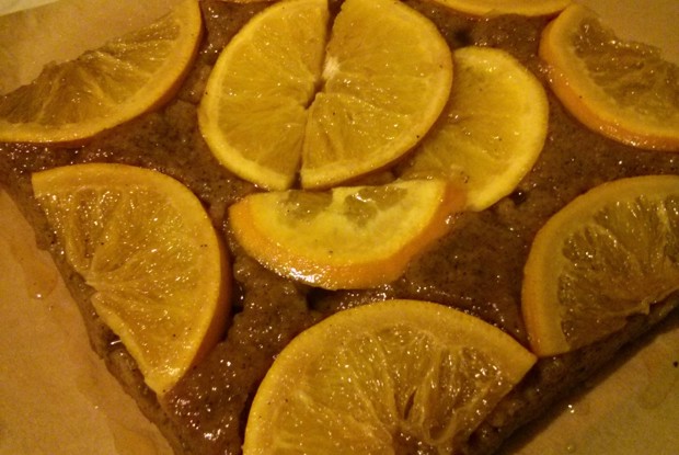 Апельсиново-кофейный пирог с медом