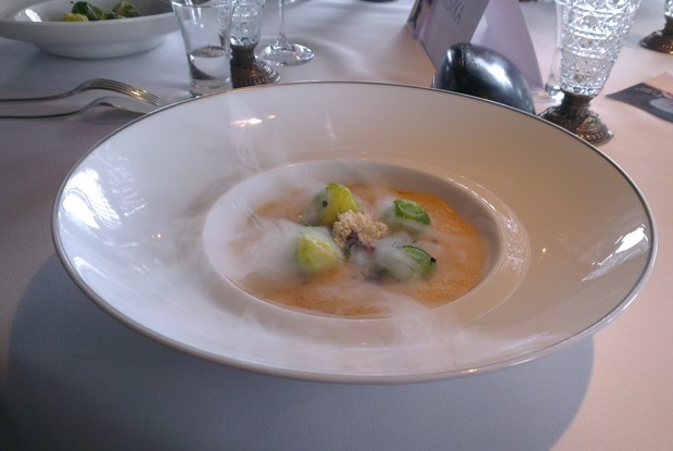 Апельсиново-морковный холодный суп