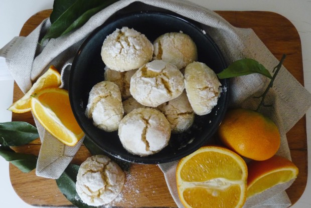 Апельсиновое песочное печенье