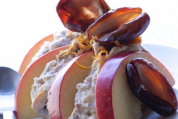 Апельсиновый десерт со сливочным сыром