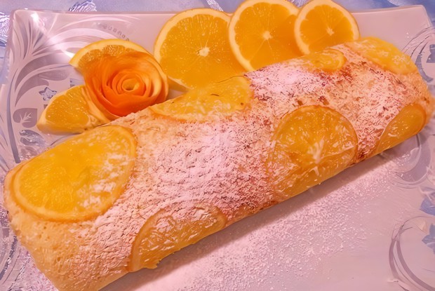 Апельсиновый рулет