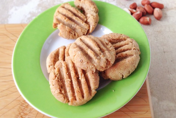 Арахисово-миндальное печенье без масла и муки