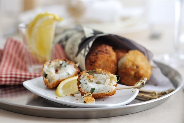 Аранчини с моцареллой