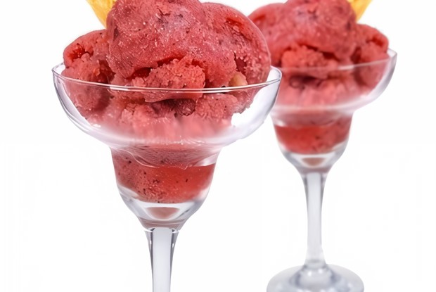 Арбузный шербет с соком лайма