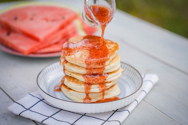 Арбузно-маковый сироп для блинчиков и панкейков